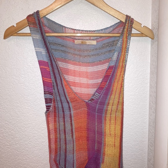 ANTHRO Cecilia Prado Reverie Knit Multicolor Dress SZ: Medium - Picture 3 of 15